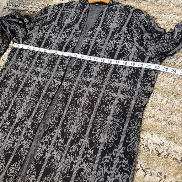 Misook Tailored Fit Two-Tone Jacquard Knit Jacket XL - Picture 11 of 13